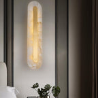 Lathenara Alabaster Wall Light-Moonnatur