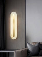 Glenaria Alabaster Wall Light-Moonnatur