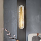 Glenaria Alabaster Wall Light-Moonnatur