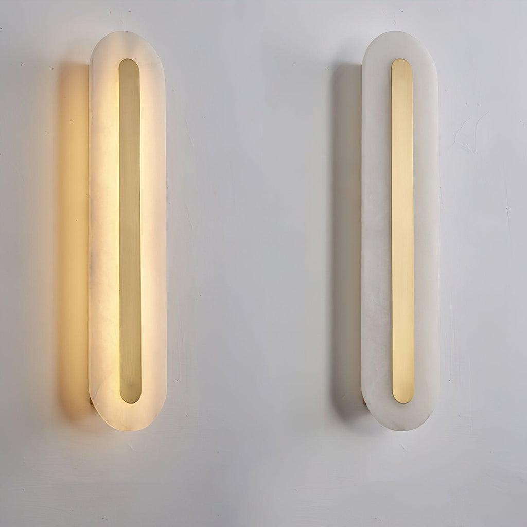 Emrenlynne Alabaster Wall Light-Moonnatur