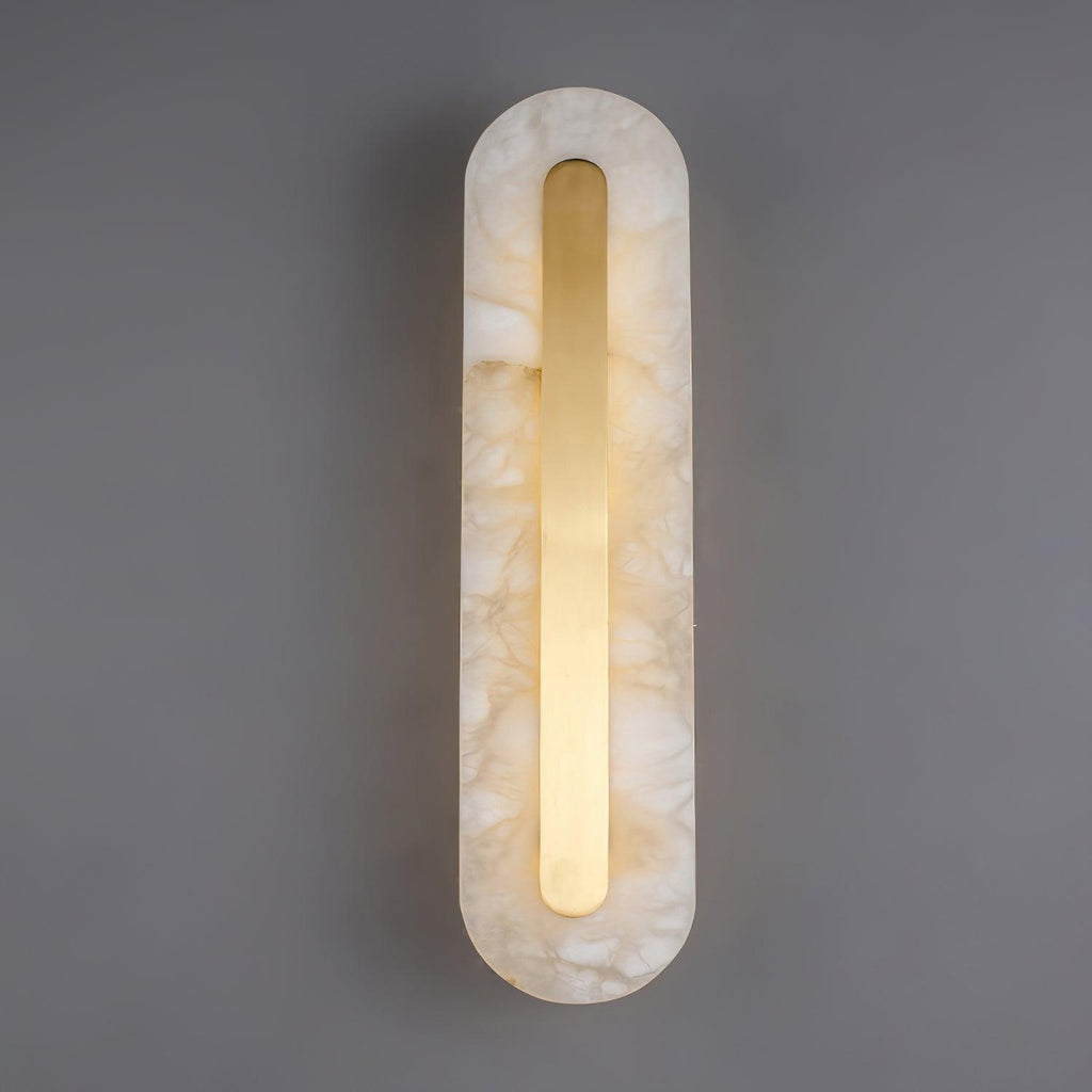 Glenaria Alabaster Wall Light-Moonnatur