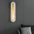 Lathenara Alabaster Wall Light-Moonnatur
