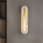 Glenaria Alabaster Wall Light-Moonnatur
