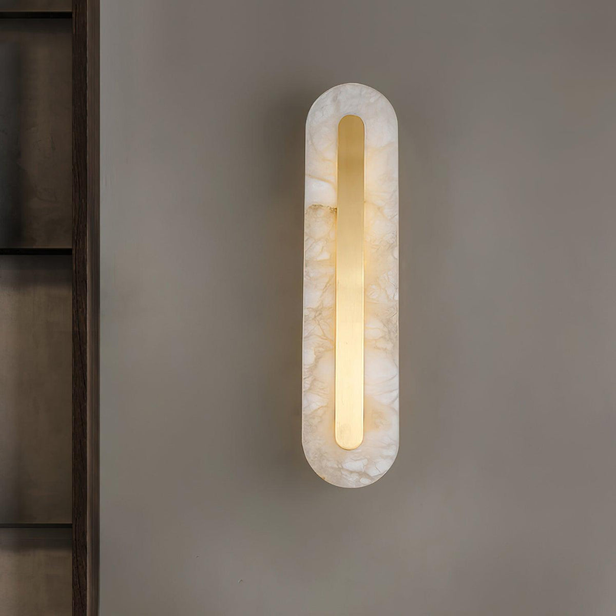 Emrenlynne Alabaster Wall Light-Moonnatur