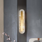 Glenaria Alabaster Wall Light-Moonnatur