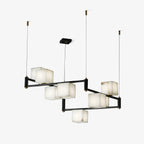 Fendelelis Alabaster Chandelier-Moonnatur