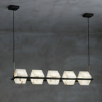 Fendelelis Alabaster Chandelier-Moonnatur