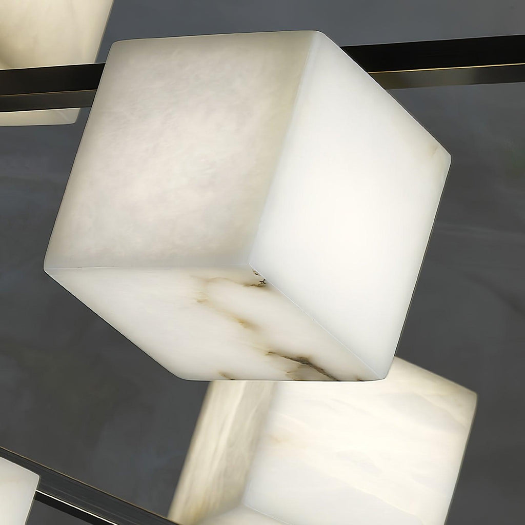 Fendelelis Alabaster Chandelier-Moonnatur