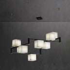 Fendelelis Alabaster Chandelier-Moonnatur