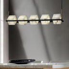 Fendelelis Alabaster Chandelier-Moonnatur