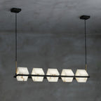 Fendelelis Alabaster Chandelier-Moonnatur