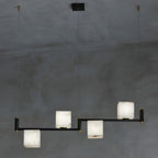 Fendelelis Alabaster Chandelier-Moonnatur