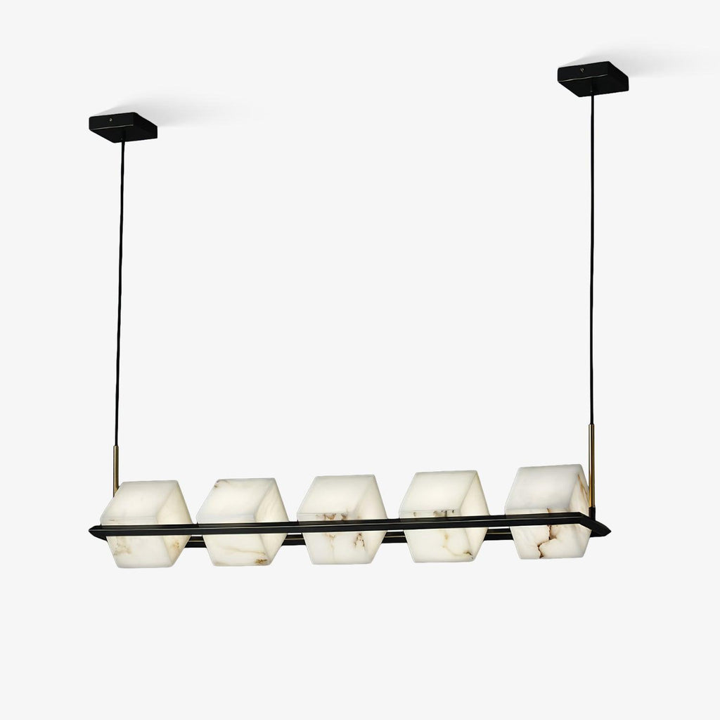 Fendelelis Alabaster Chandelier-Moonnatur