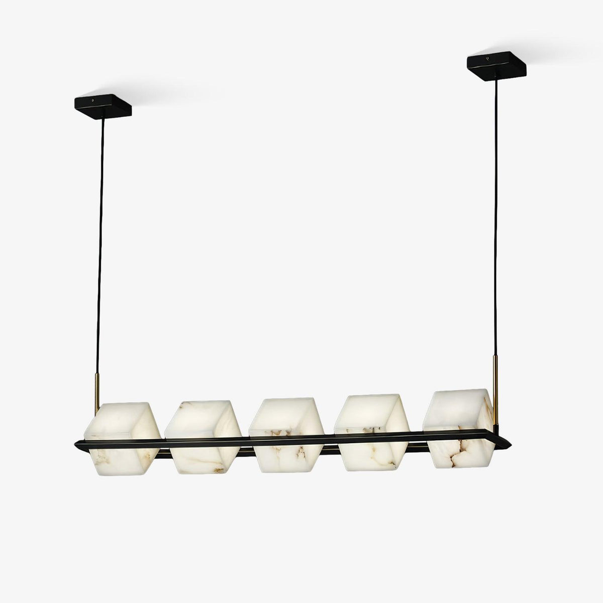 Fendelelis Alabaster Chandelier-Moonnatur