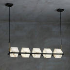 Fendelelis Alabaster Chandelier-Moonnatur