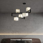 Fendelelis Alabaster Chandelier-Moonnatur