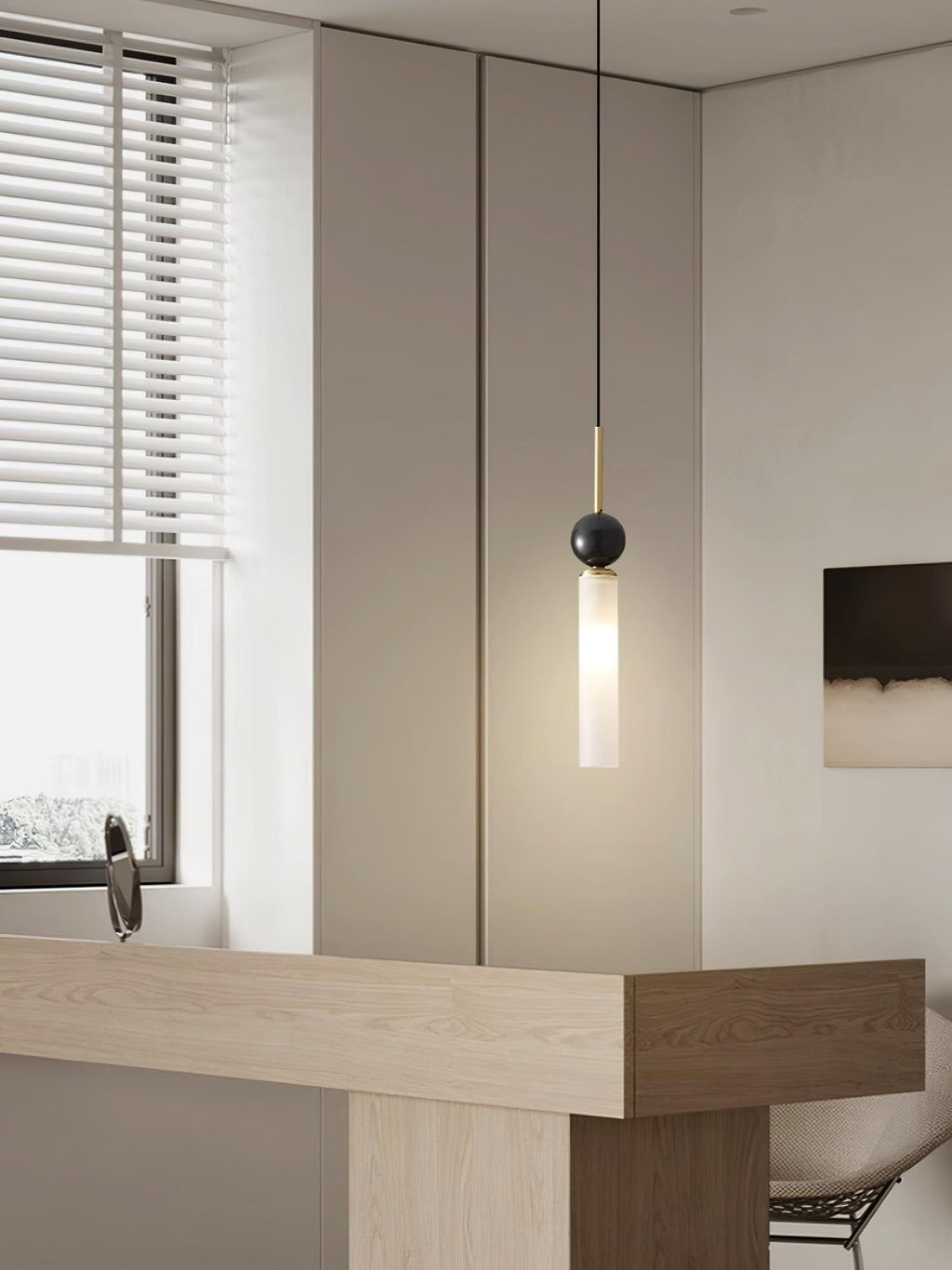 Larenella Marble Pendant Light-Moonnatur