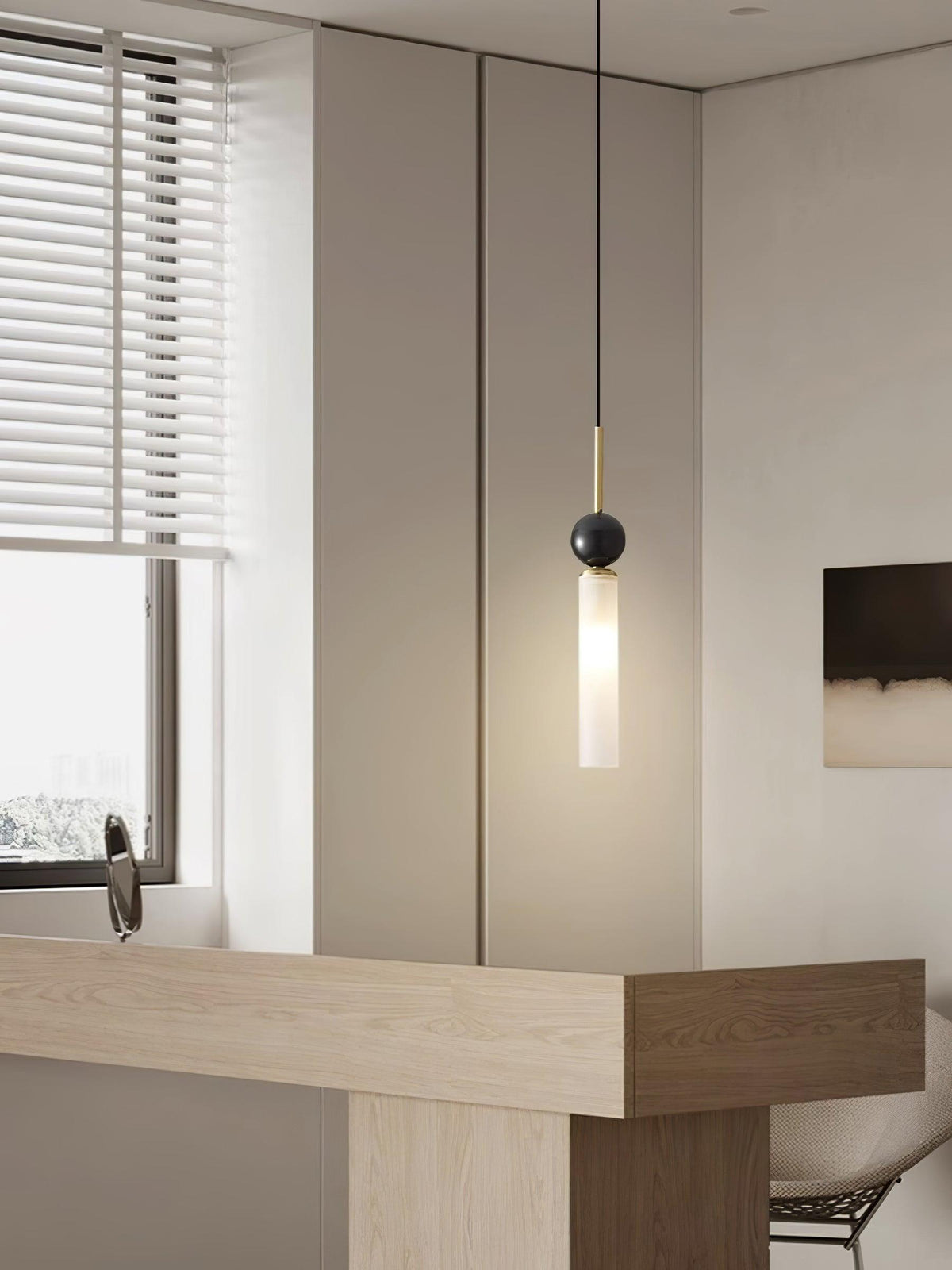 Larenella Marble Pendant Light-Moonnatur