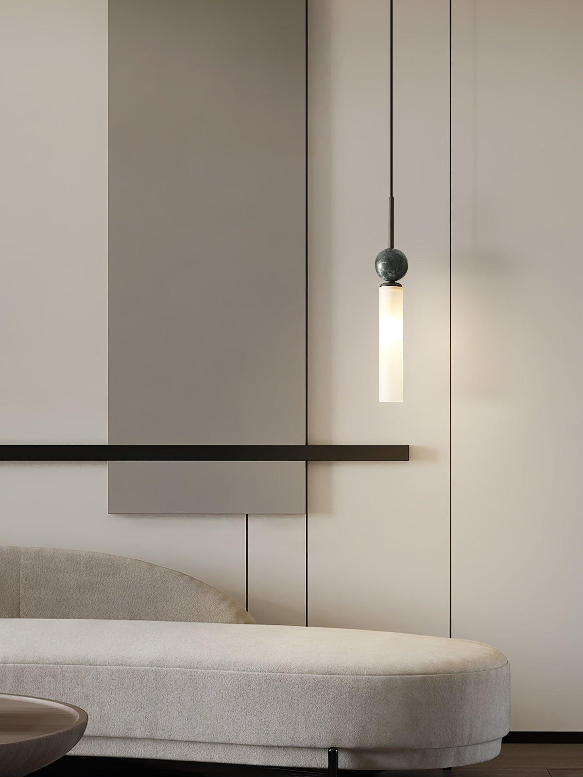 Larenella Marble Pendant Light-Moonnatur