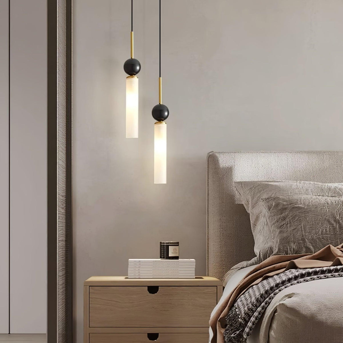 Larenella Marble Pendant Light-Moonnatur