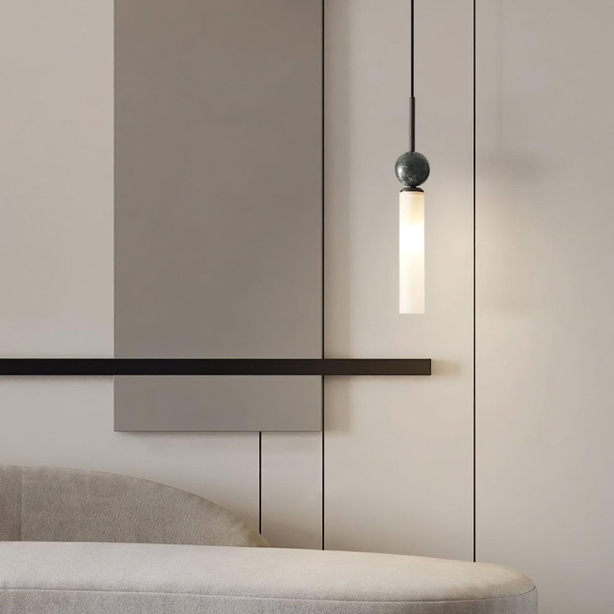 Larenella Marble Pendant Light-Moonnatur