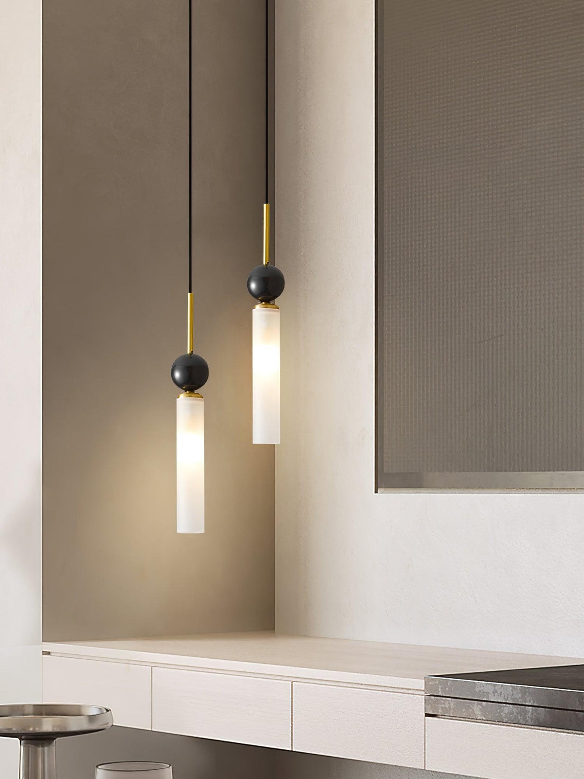 Larenella Marble Pendant Light-Moonnatur