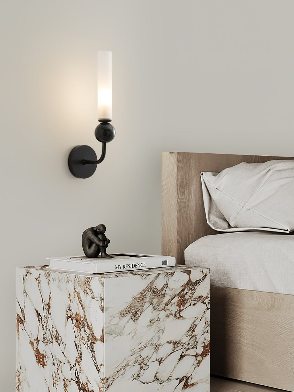 Iveris Marble Wall Light-Moonnatur