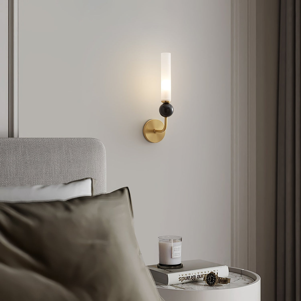 Iveris Marble Wall Light-Moonnatur
