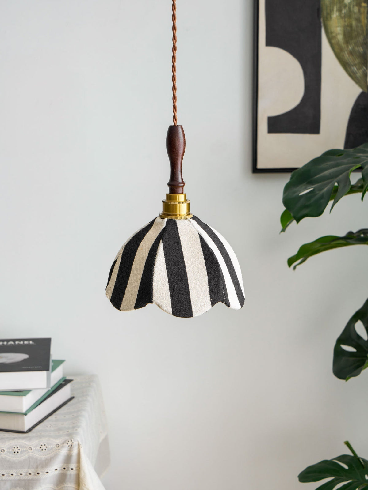 Kaeleth Fabric Pendant Light-Moonnatur