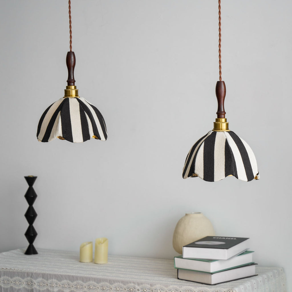 Kaeleth Fabric Pendant Light-Moonnatur