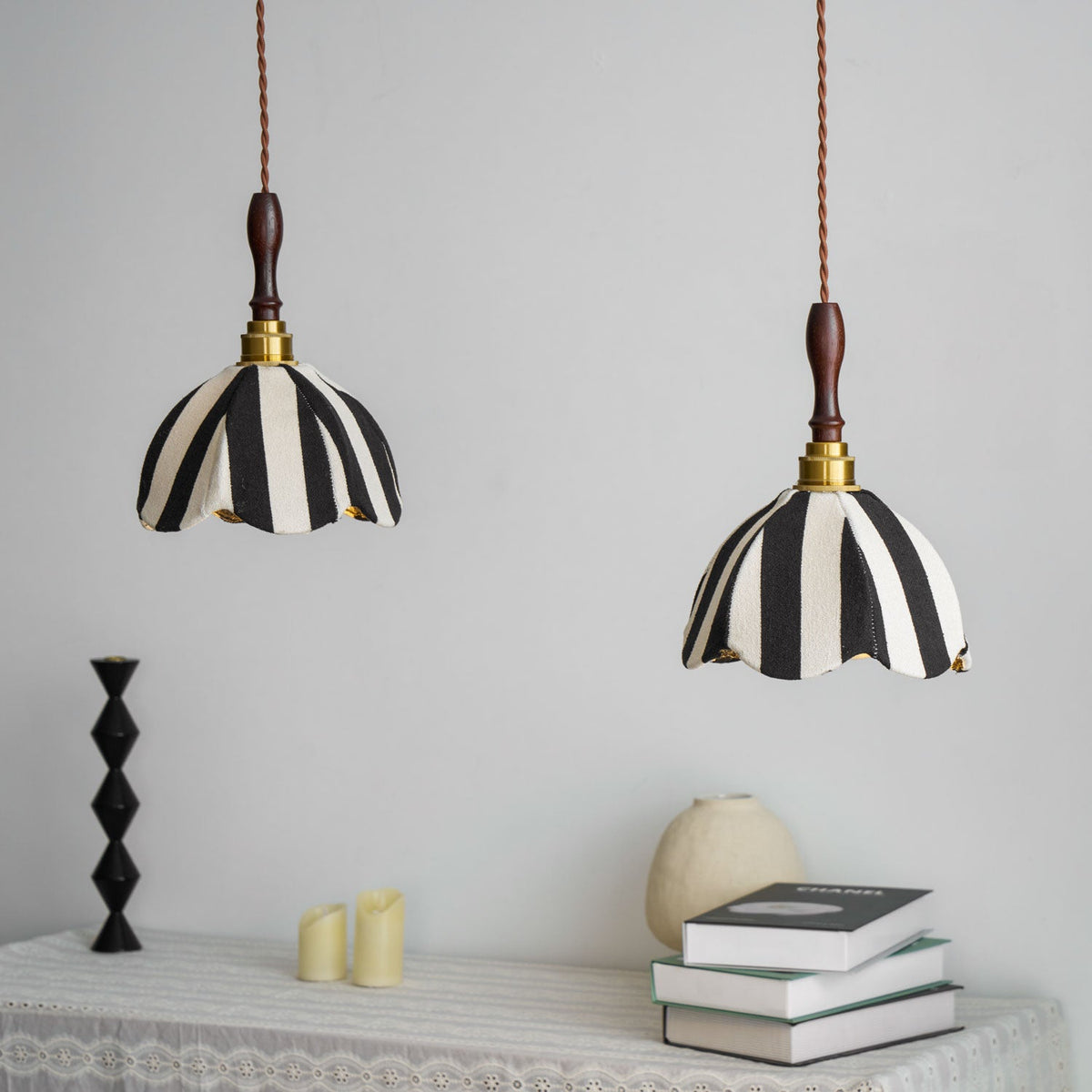 Kaeleth Fabric Pendant Light-Moonnatur