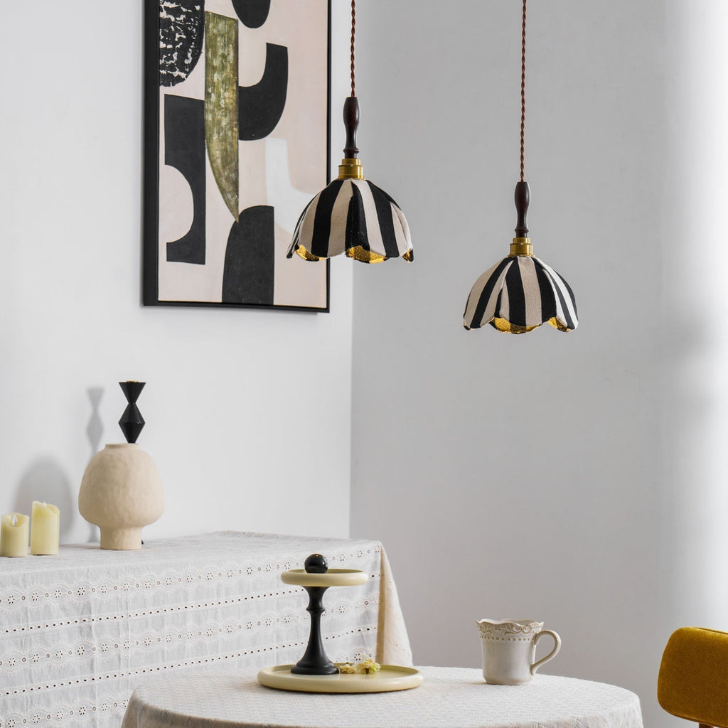 Kaeleth Fabric Pendant Light-Moonnatur