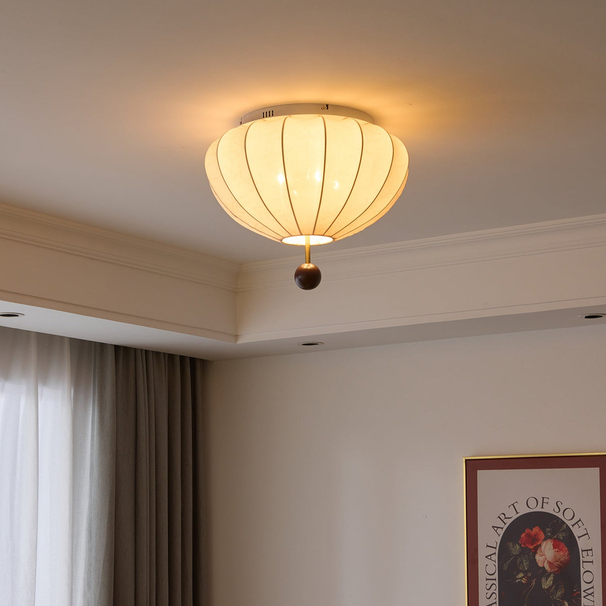 Arlenena Fabric Ceiling Light-Moonnatur