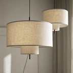 Baldeniel Fabric Pendant Light-Moonnatur