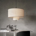 Baldeniel Fabric Pendant Light-Moonnatur