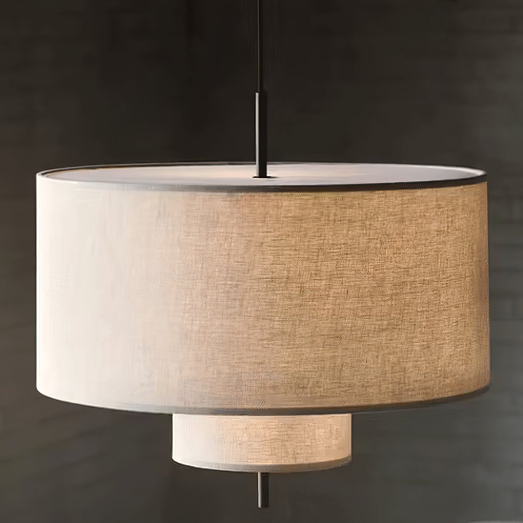 Baldeniel Fabric Pendant Light-Moonnatur