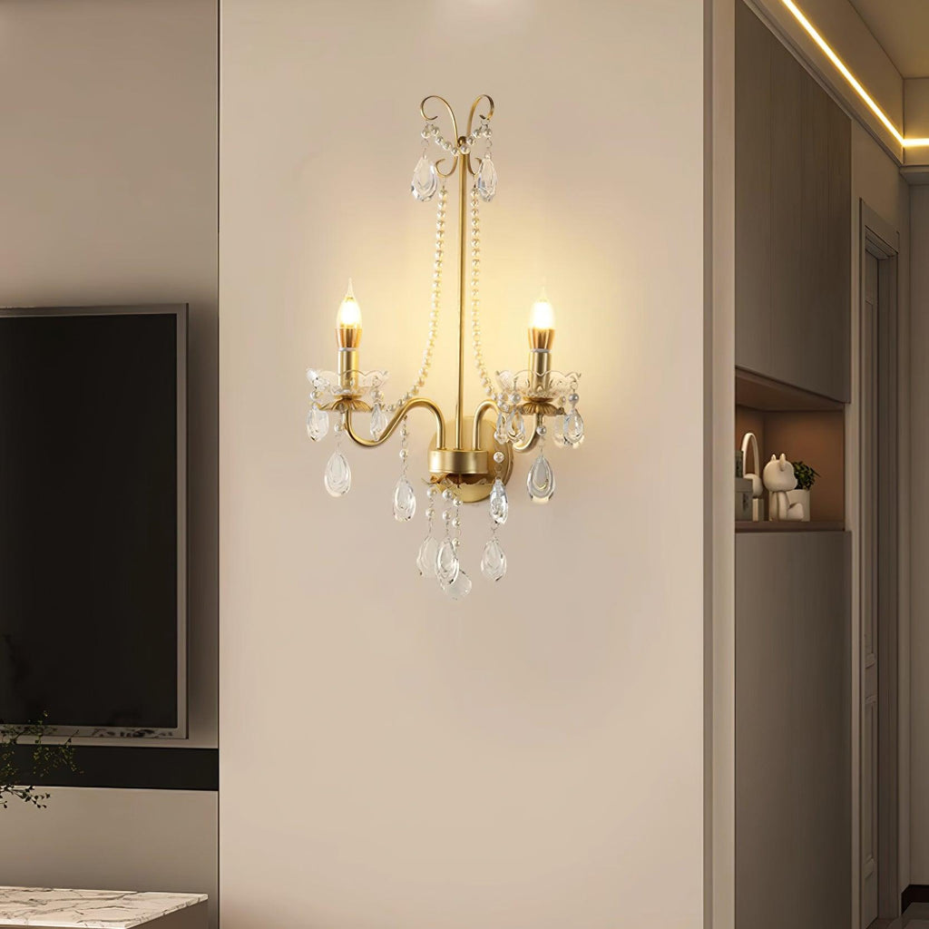 Fenrenmere Crystal Wall Light-Moonnatur