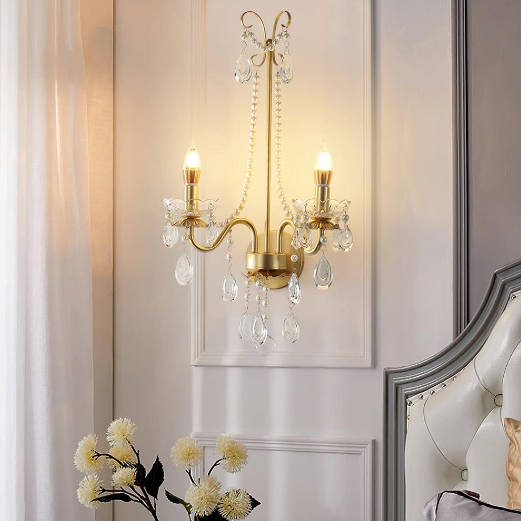 Fenrenmere Crystal Wall Light-Moonnatur