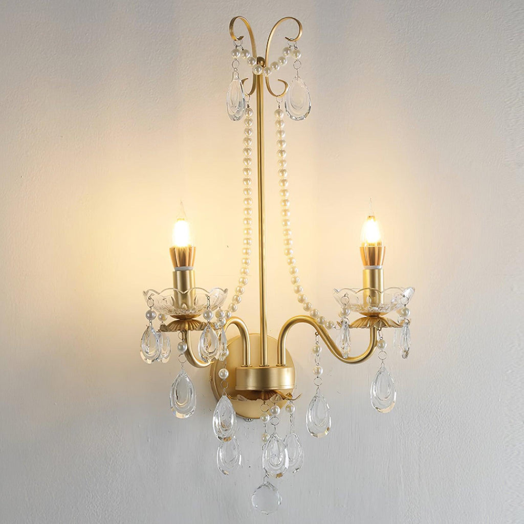 Fenrenmere Crystal Wall Light-Moonnatur