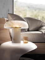 Torrenmoss Alabaster Table Lamp-Moonnatur