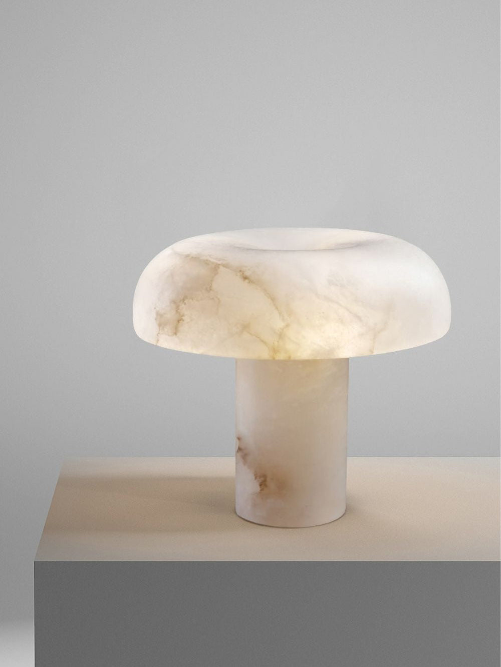 Torrenmoss Alabaster Table Lamp-Moonnatur