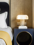 Torrenmoss Alabaster Table Lamp-Moonnatur