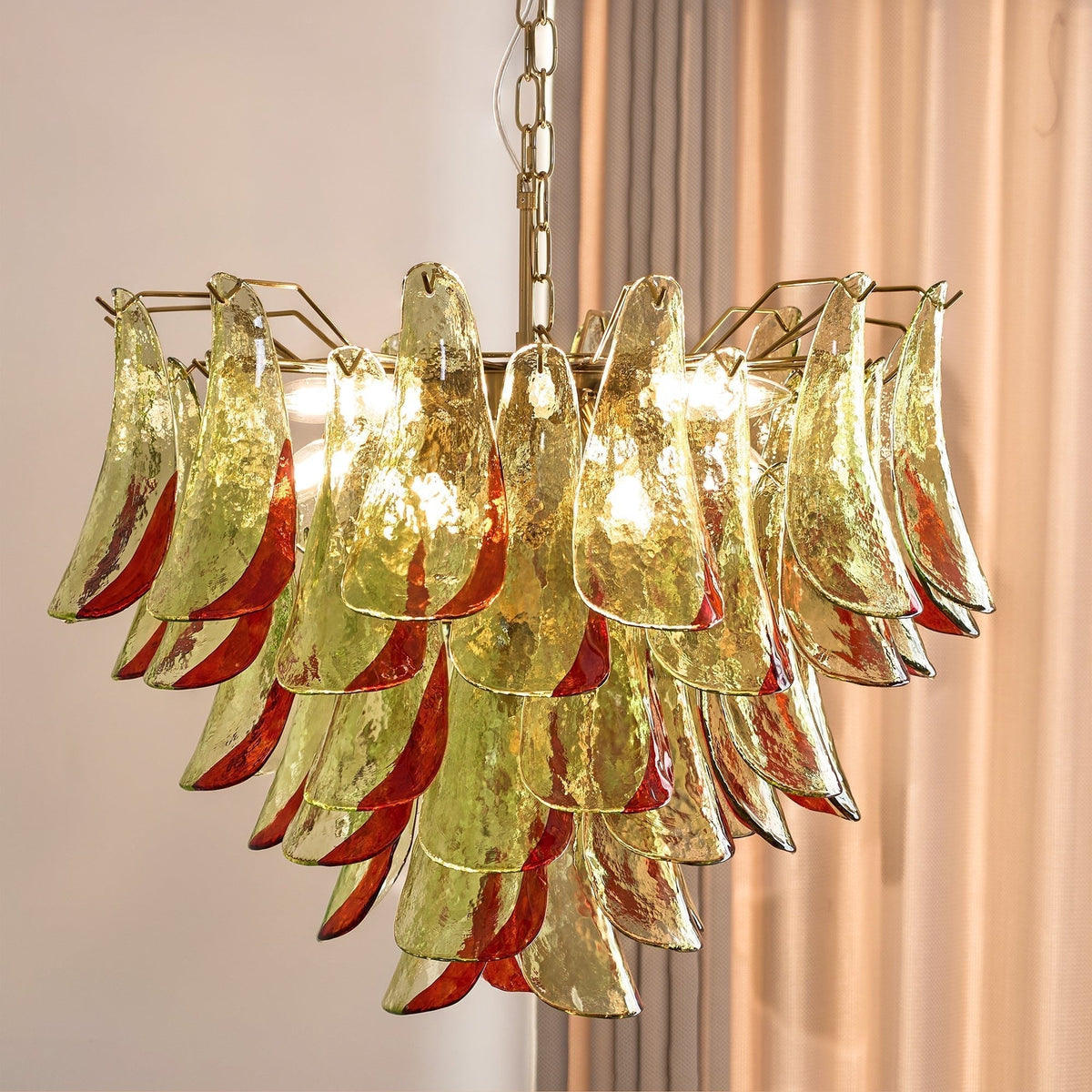 Ulenwyn Glass Chandelier-Moonnatur