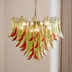 Ulenwyn Glass Chandelier-Moonnatur