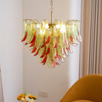 Ulenwyn Glass Chandelier-Moonnatur