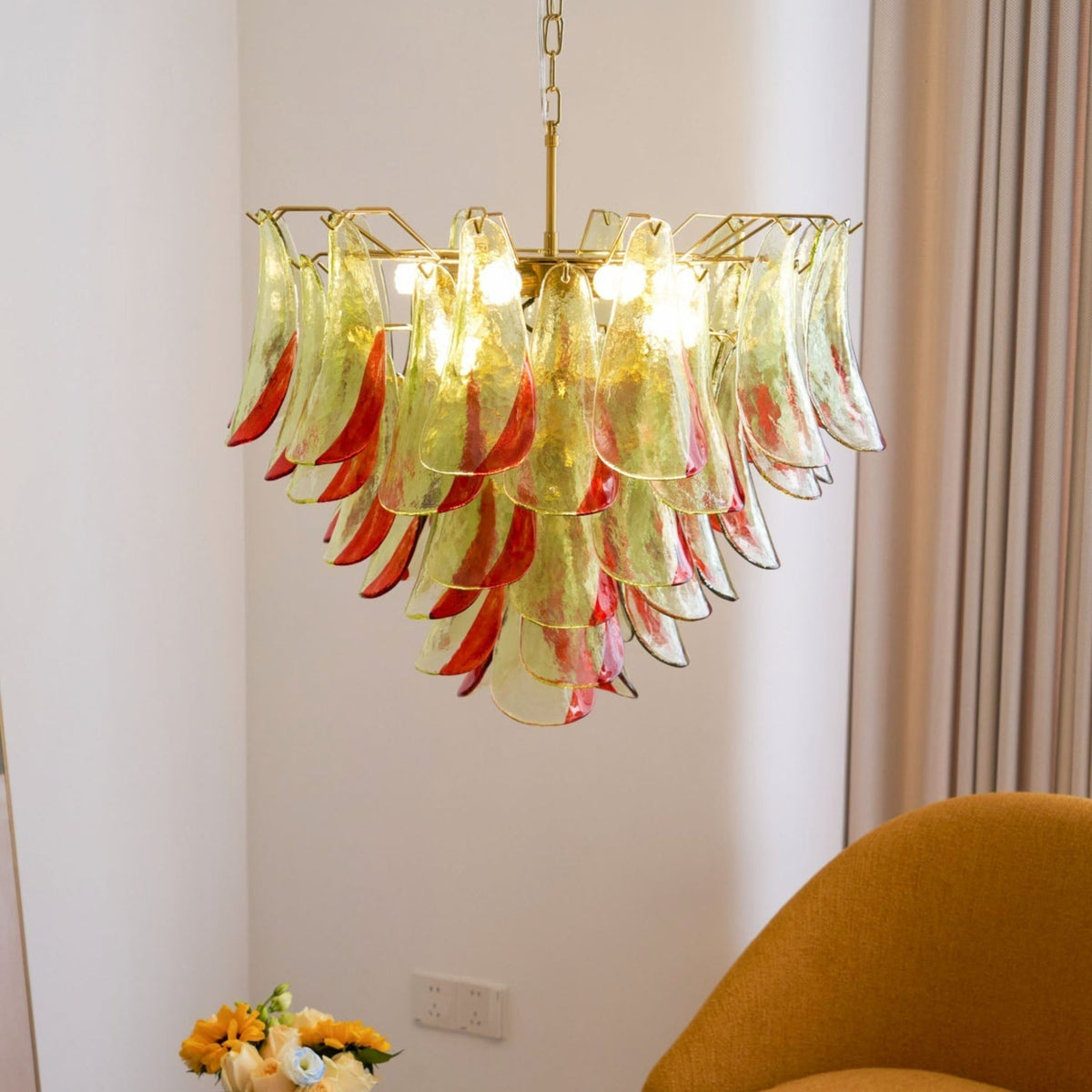 Ulenwyn Glass Chandelier-Moonnatur