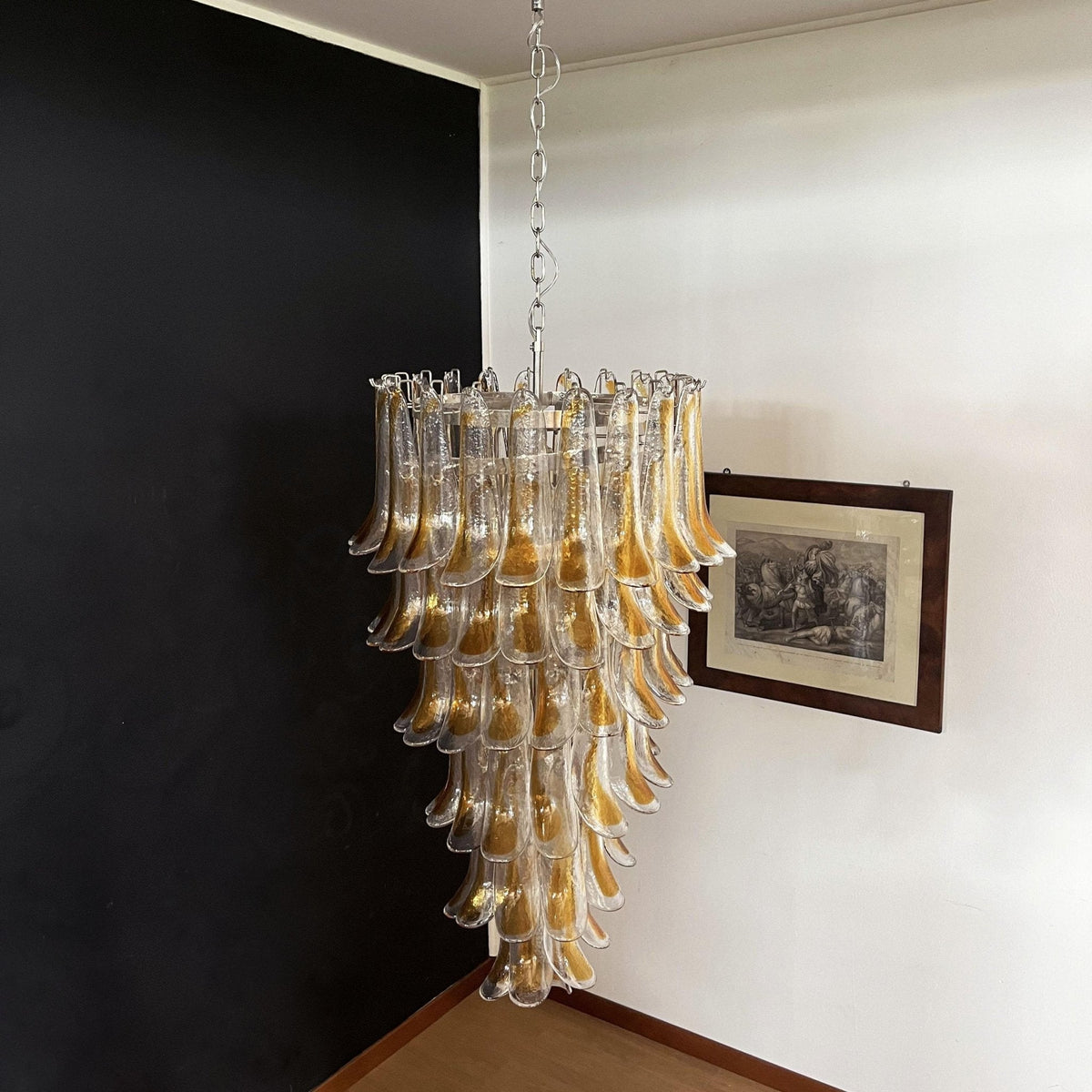 Haldelenora Glass Chandelier-Moonnatur