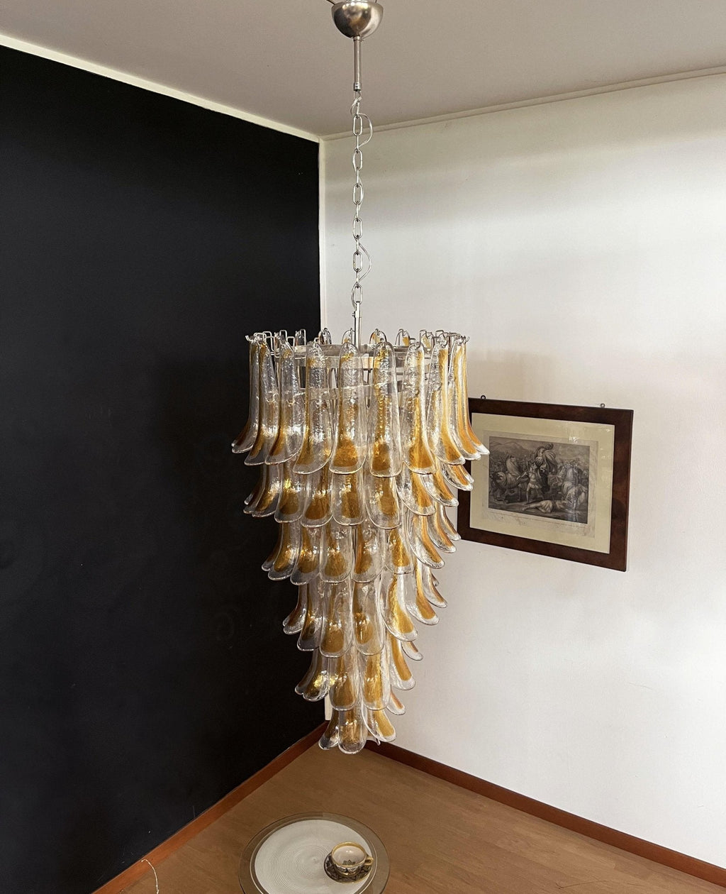 Haldelenora Glass Chandelier-Moonnatur