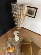 Haldelenora Glass Chandelier-Moonnatur