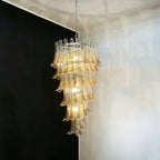 Haldelenora Glass Chandelier-Moonnatur